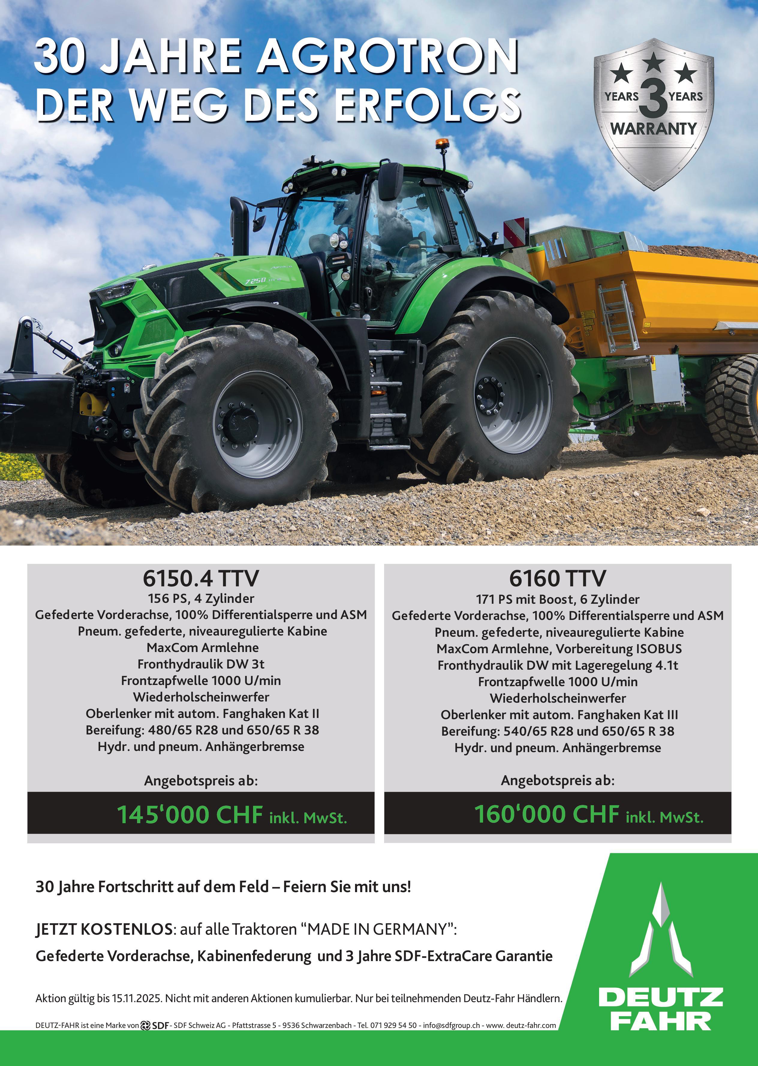 30 Jahr Deutz Agrotron